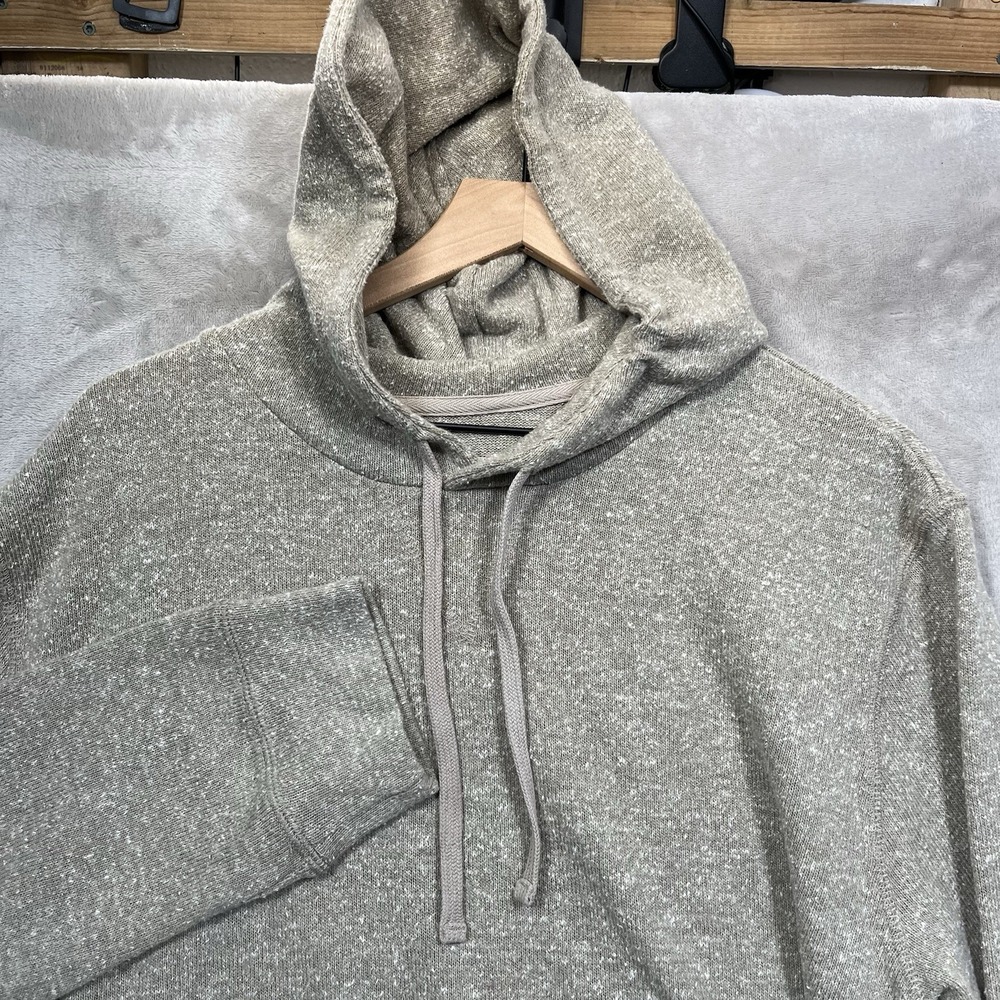 KATIN Hoodie Mens Sweater L Gravy Marled Cotton Blend